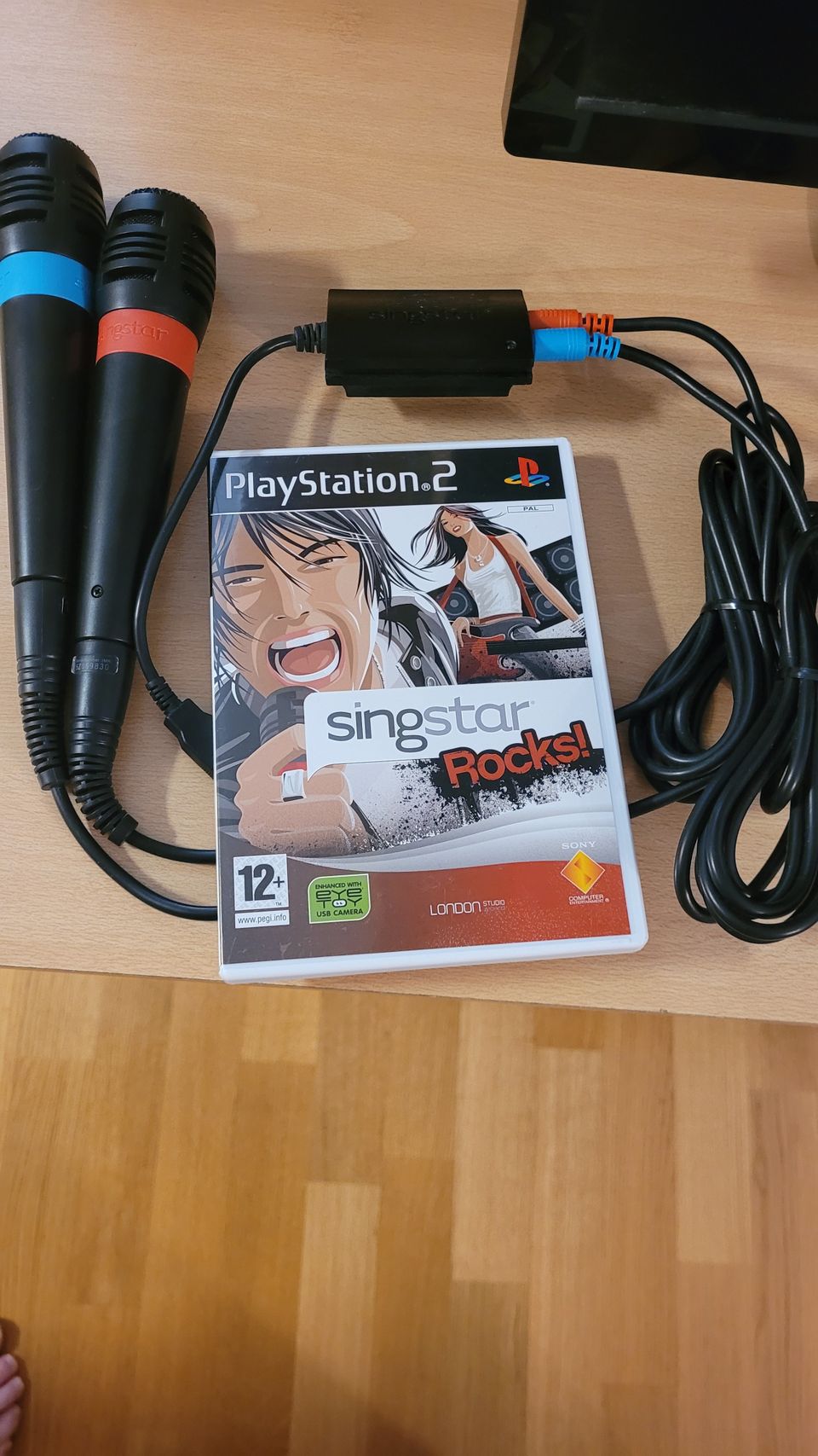 Singstar Rocks! Ps2 peli + mikit