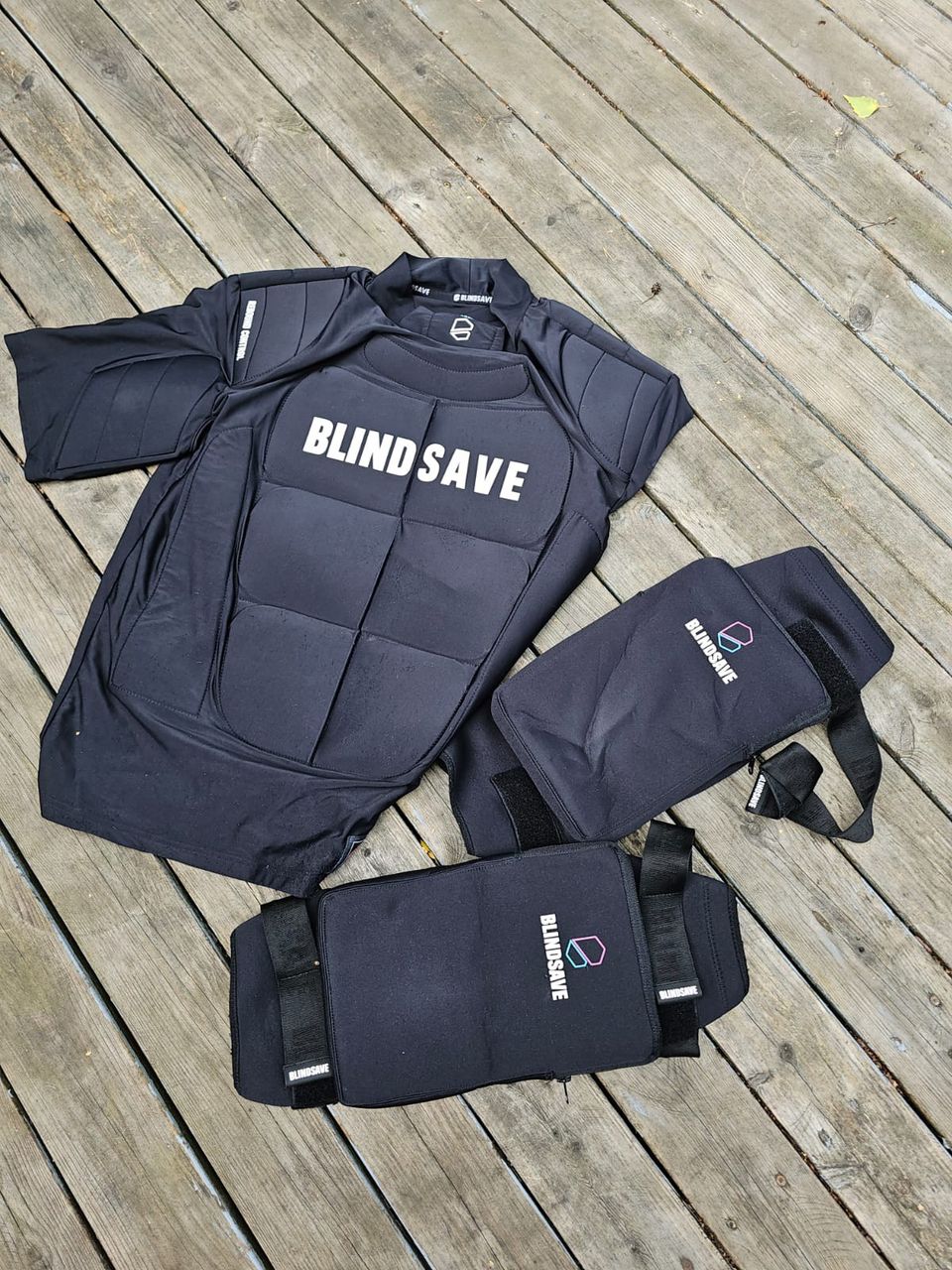 Blindsave rintapanssari + polvisuojat