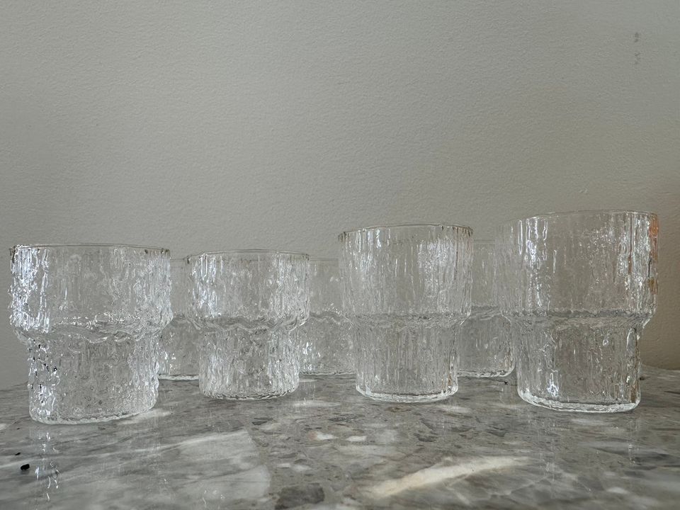 7kpl Iittala Paadar, snapsilasit