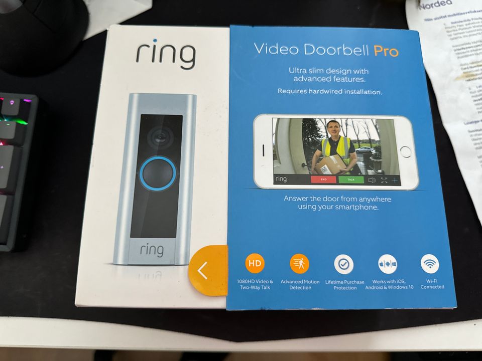 Ring video doorbell pro