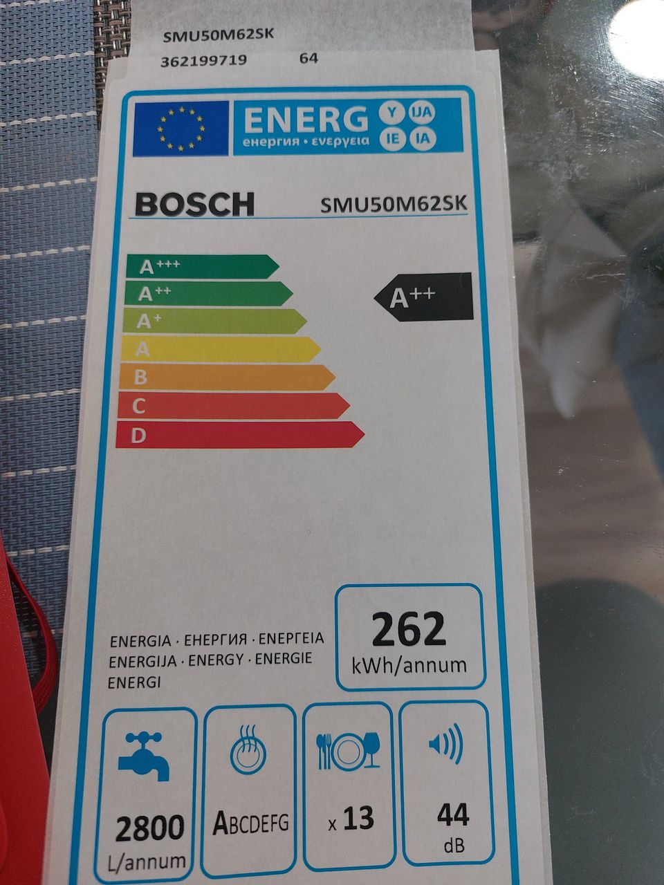 Bosch Super Silence astianpesukone