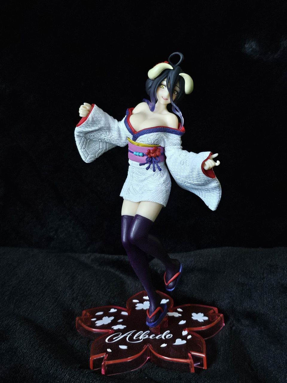 Overlord Albedo Anime figuuri Japanista White Kimono Sakura. Ehdoita hintaa!