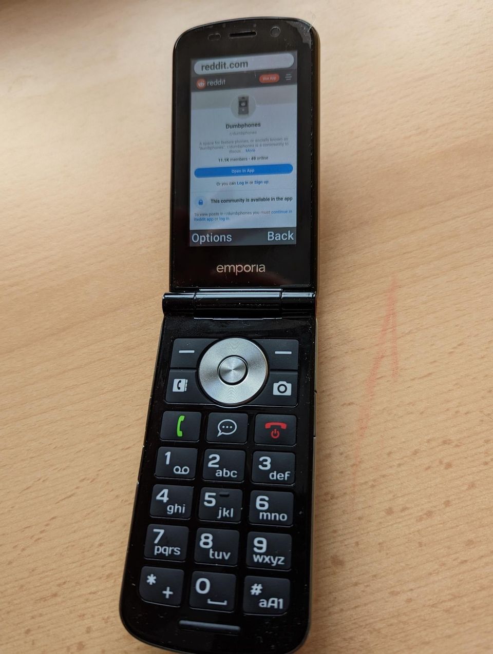 Emporia Touch Smart 2 dumb phone (uusi, taakun kautta saatu)