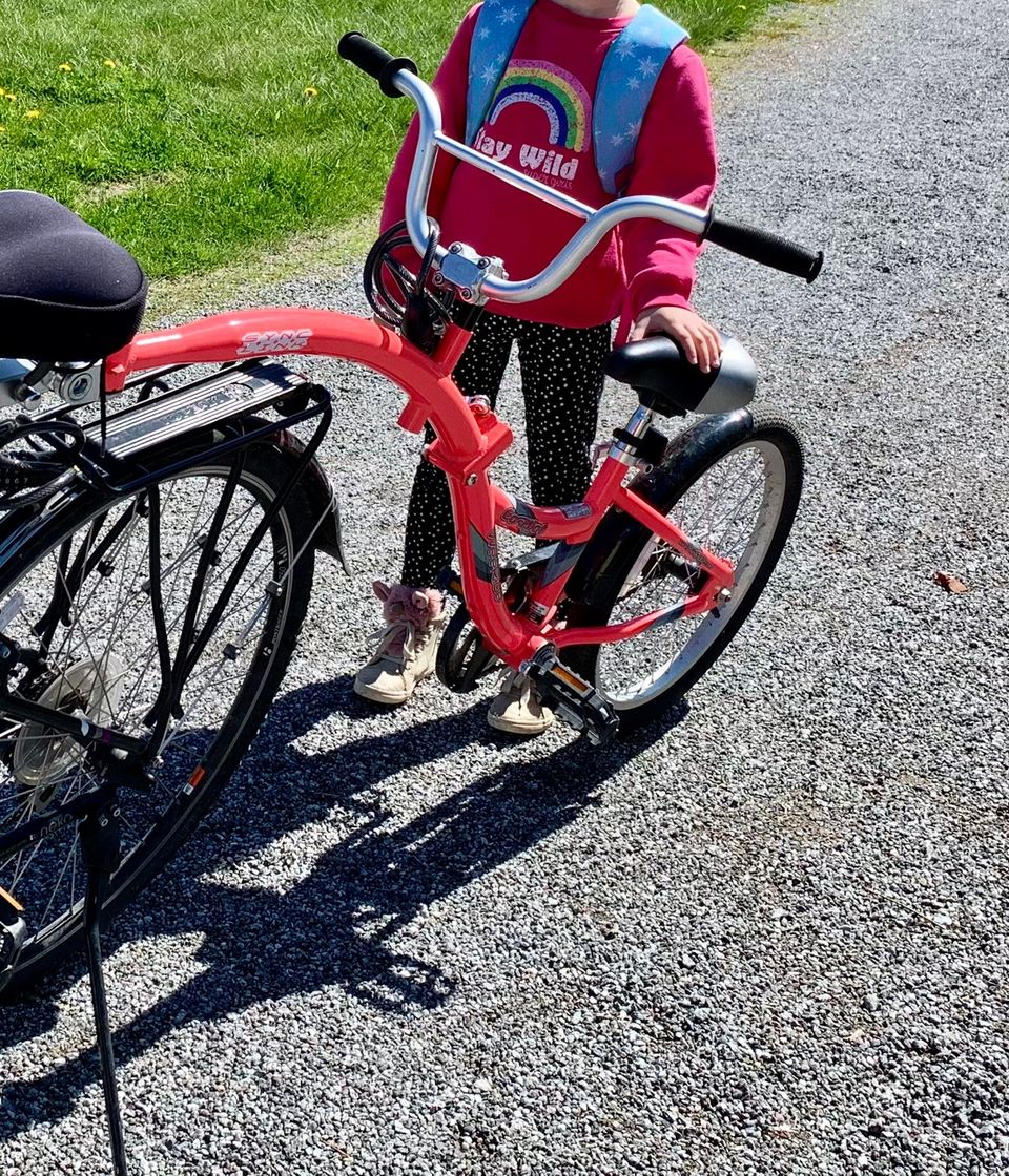 Tandem polkupyörä lapselle