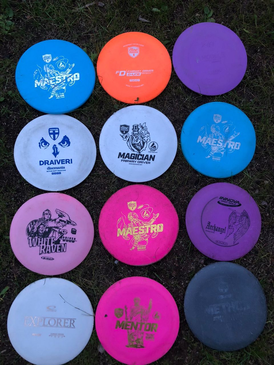 Frisbeegolf kiekkoja