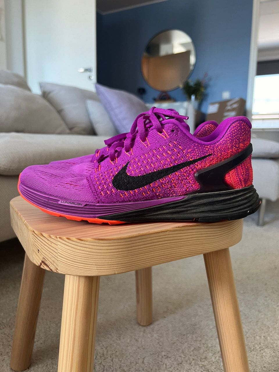 Nike lunarglide 7 juoksukengät koossa 36,5