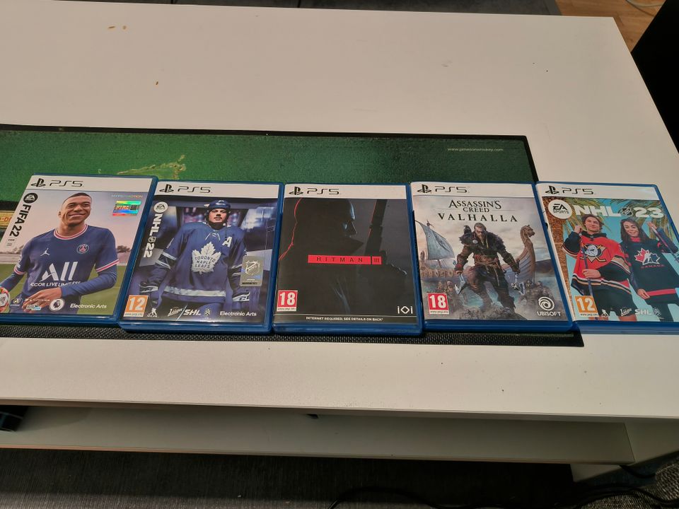 PS5 NHL 23, FIFA 22, Assassin Creed Valhalla