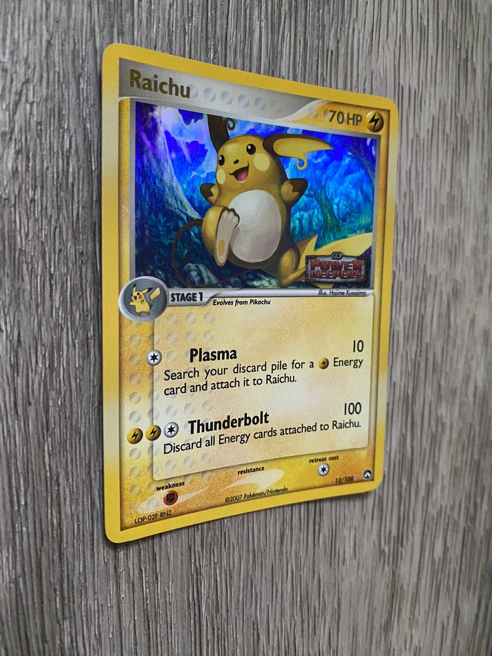 Pokemon Raichu (PK 12) Holo Rare Reverse Holo