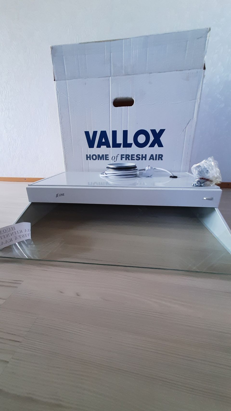 UUSI Liesikupu Vallox KTX 600, valkoinen