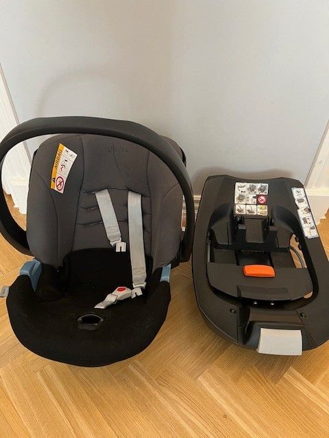 Cybex Aton turvakaukalo + isofix-telakka