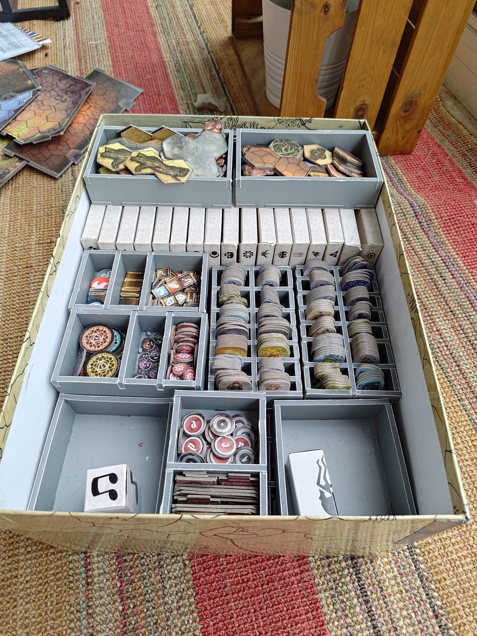 Gloomhaven Folded Space organisoija insert