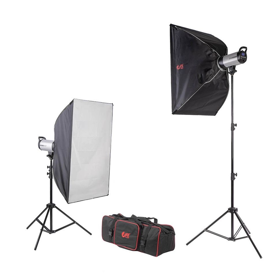 studiosalamasetti  verkkovirralla / studio flashes set