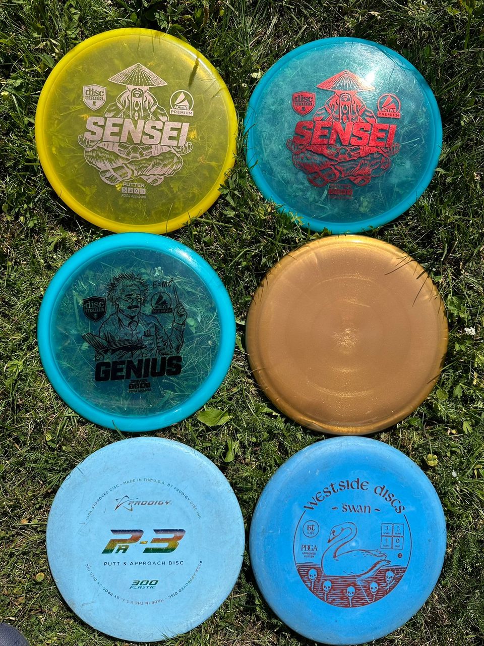 Frisbee golf kiekkoja 6 kpl