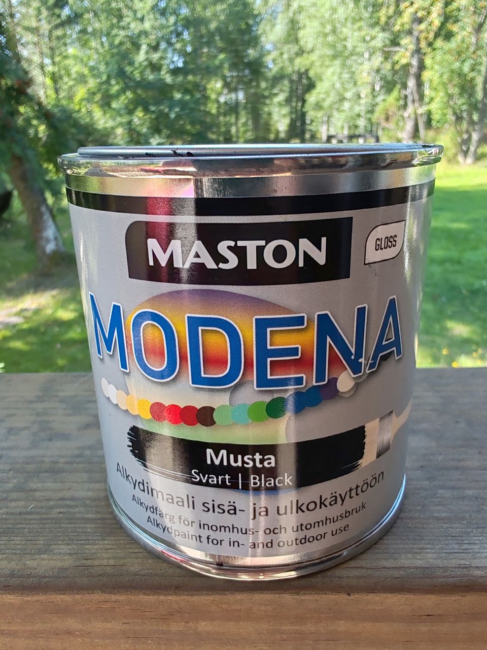 Maston Modena, musta alkydimaali 250 ml