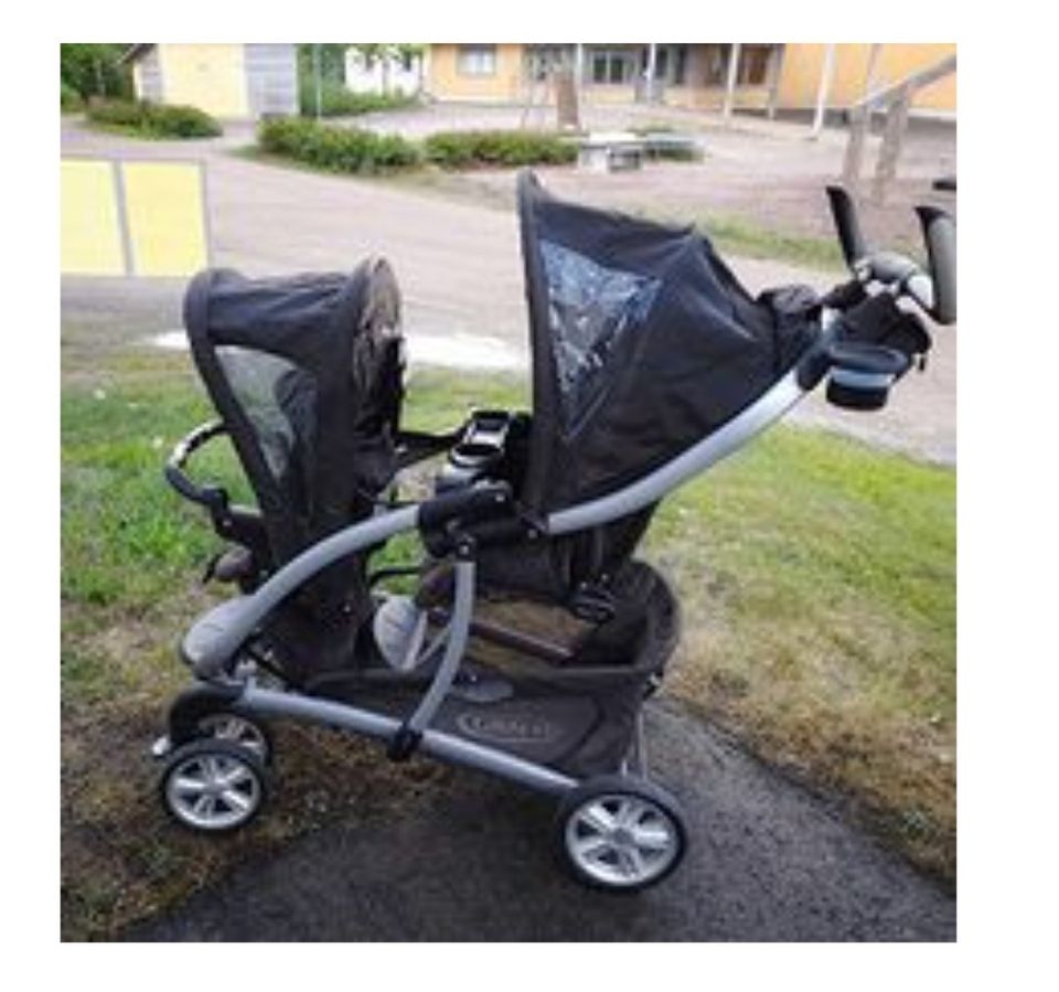 Graco tuplamatka rattaat