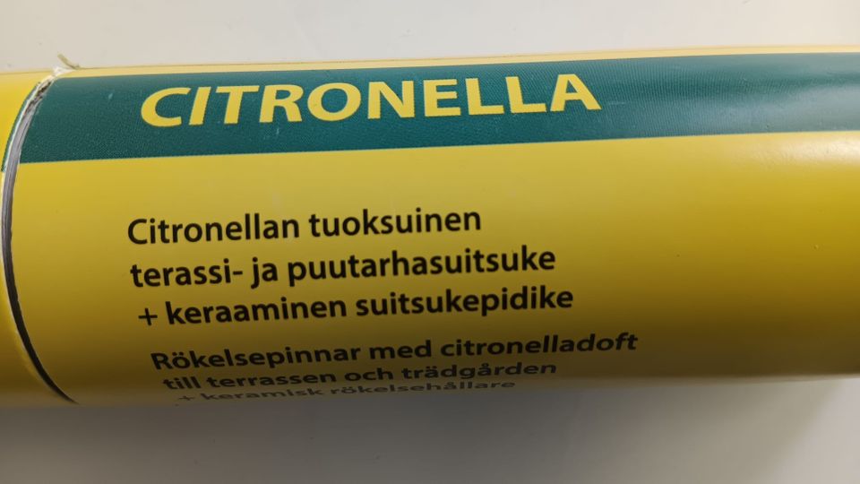 Citronella terassi- ja puutarhasuitsuke 50 kpl