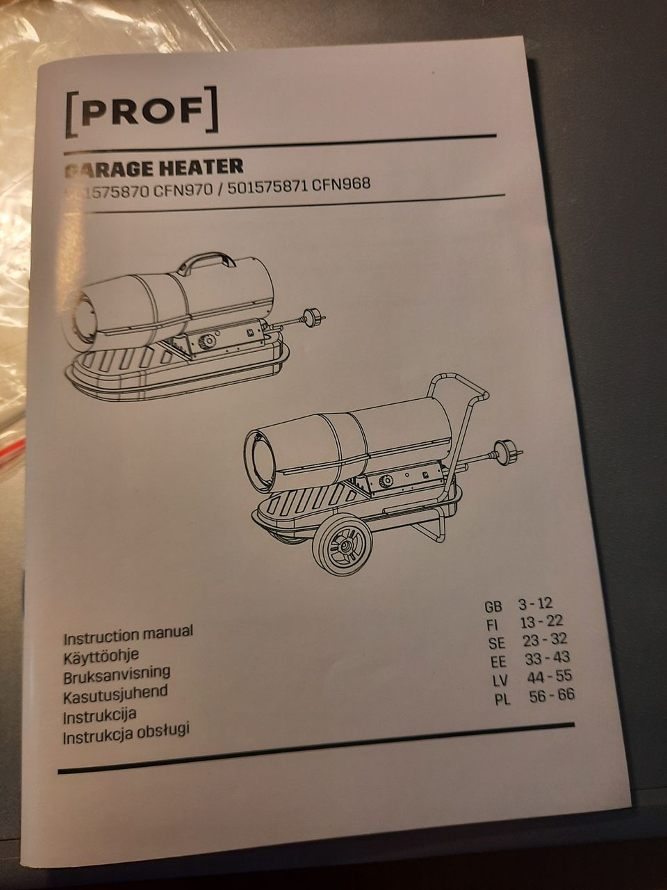 Prof hallilämmitin 20 kW