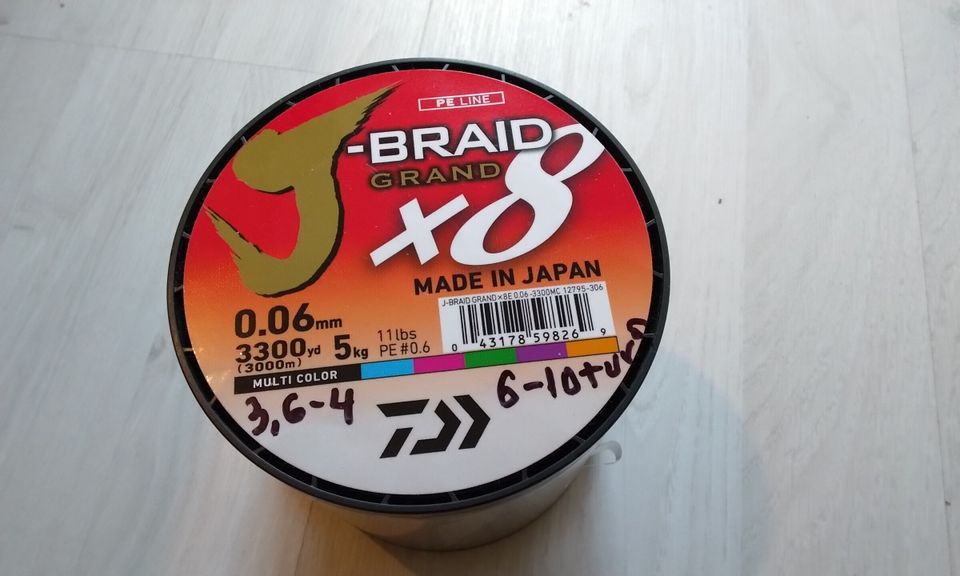 Daiwa J-braid x8 kuitusiima 300m-21euroa