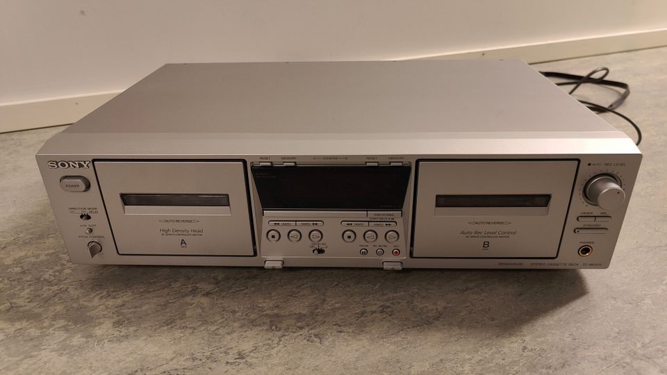 Sony kasettisoitin TC-WE475