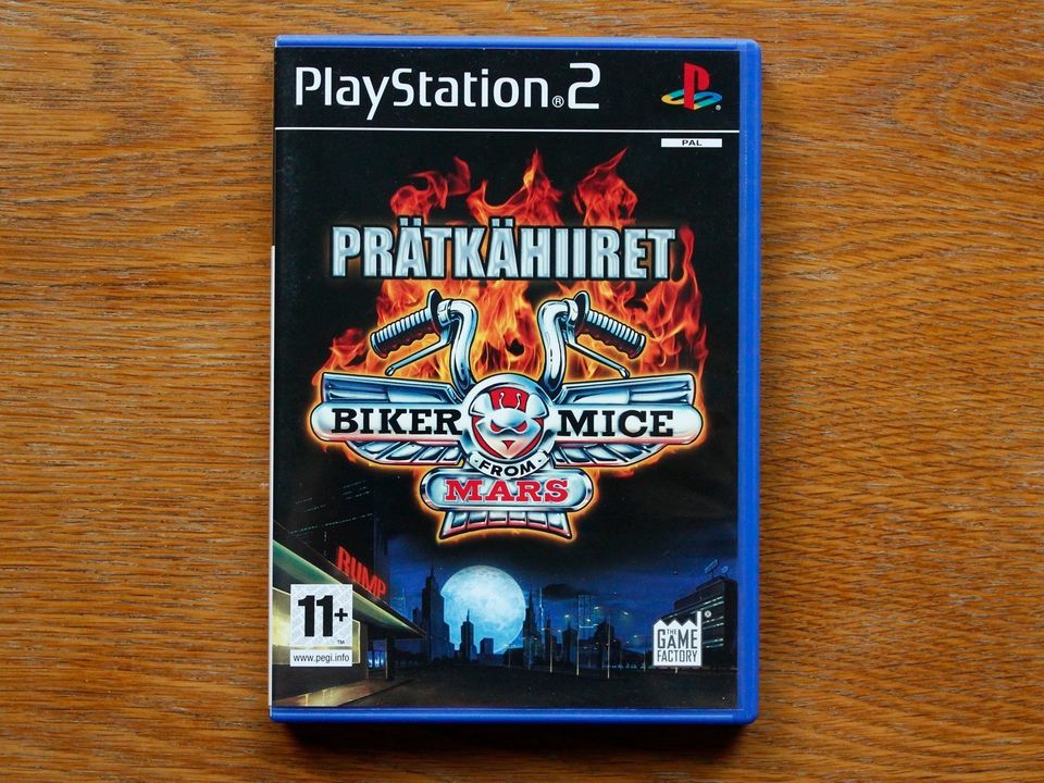 Prätkähiiret PS2-peli Biker Mice From Mars (CIB)