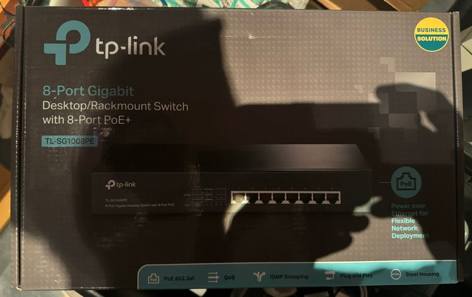 PoE-kytkin 8-porttinen TP-LINK TL-SG1008PE