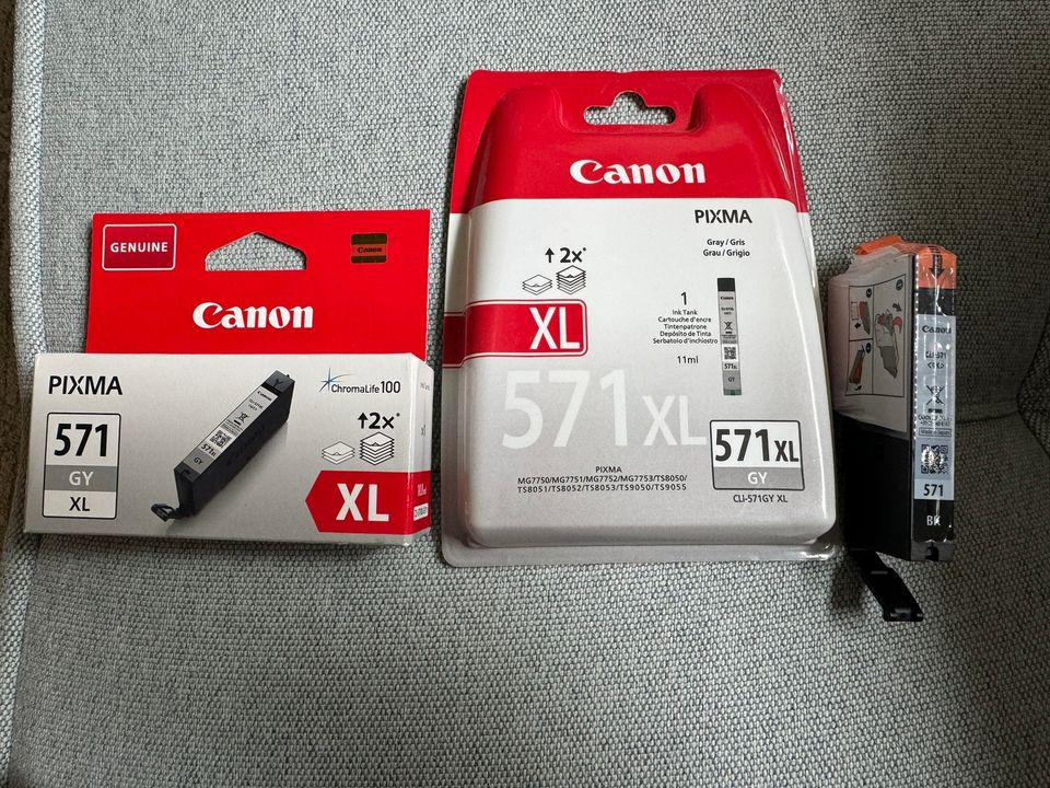 Canon Pixma 571 musteita printteriin