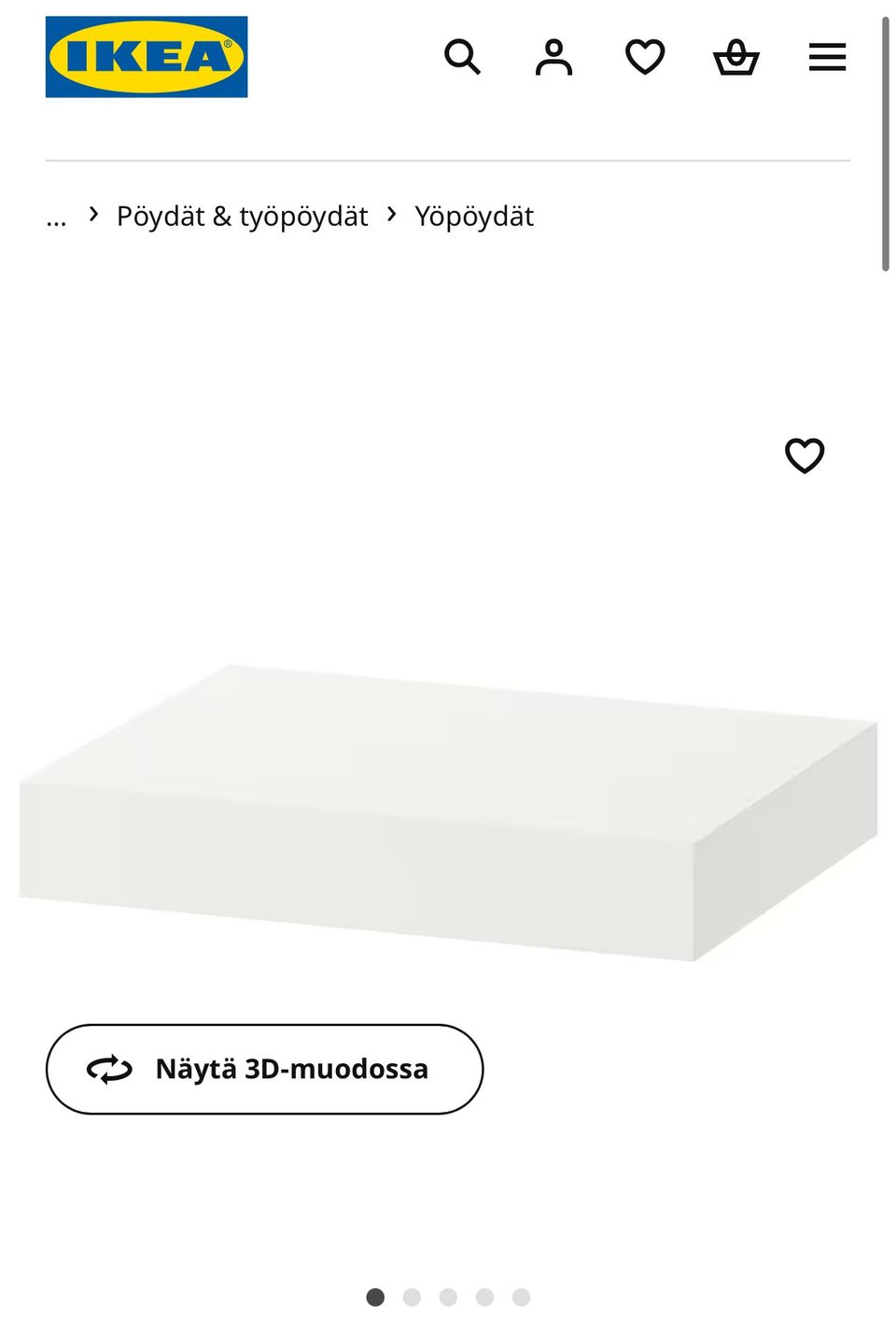 Ikea Lack hyllyt, käyttämättömät