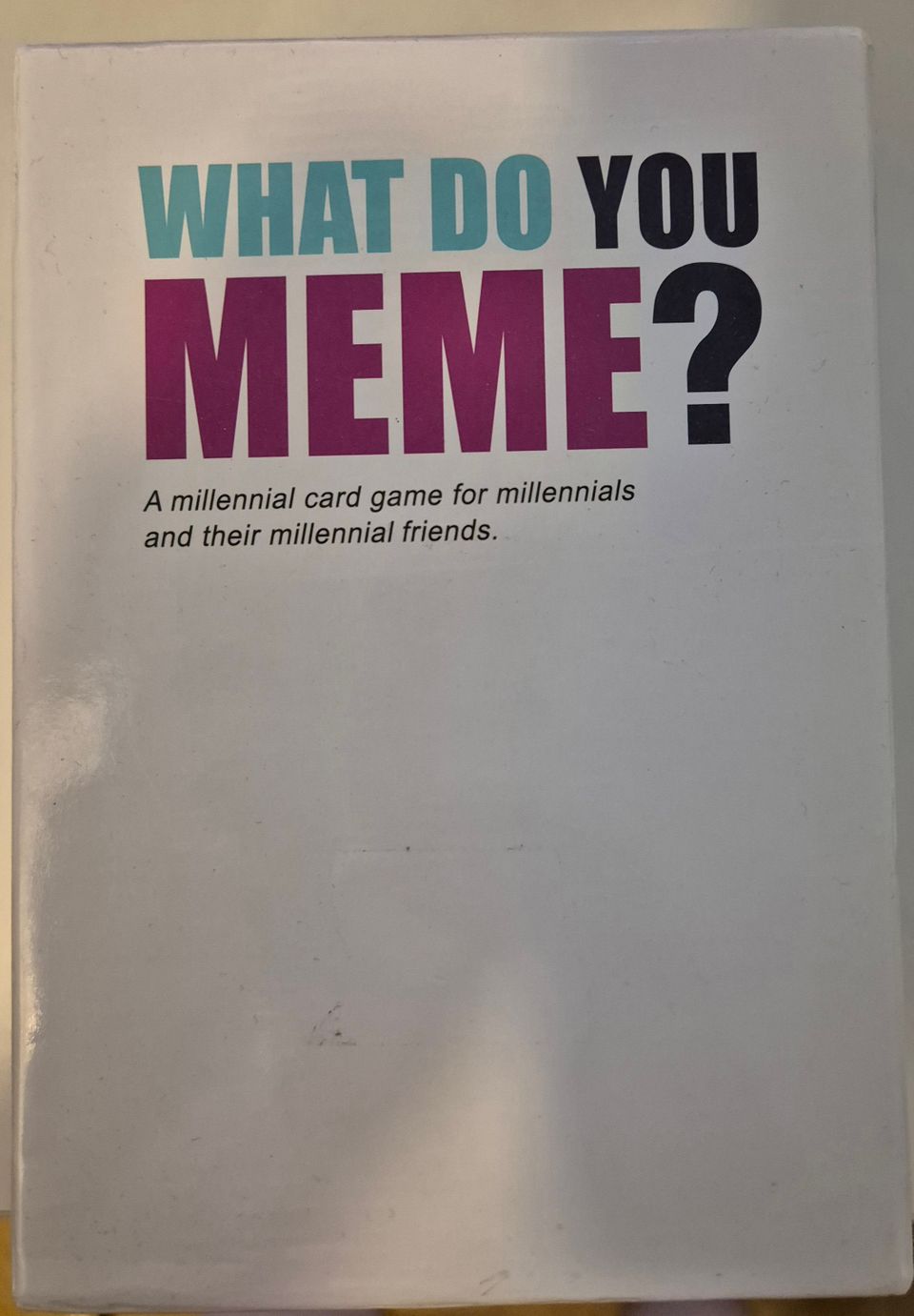 What do you meme -peli