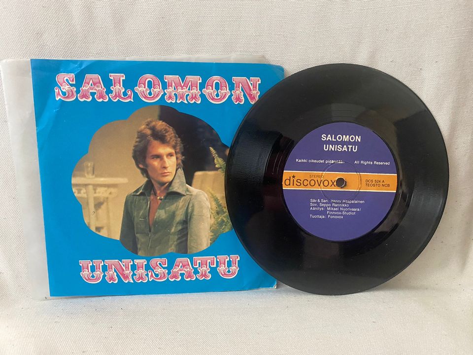 Salomon  – Unisatu / Ei parempaa -single, 7”