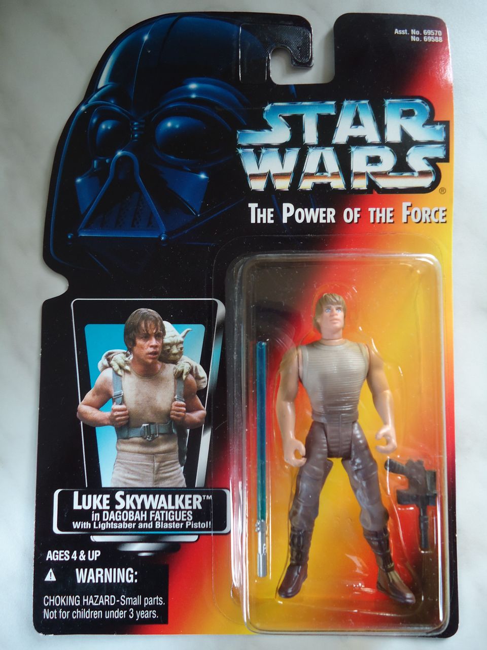 Star Wars POTF2 Luke Skywalker in Dagobah Fatigues -figuuri