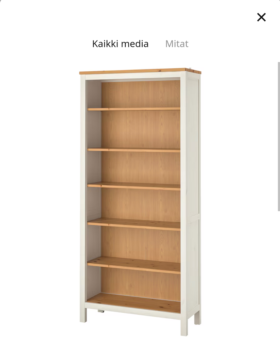 Hemnes kirjahylly