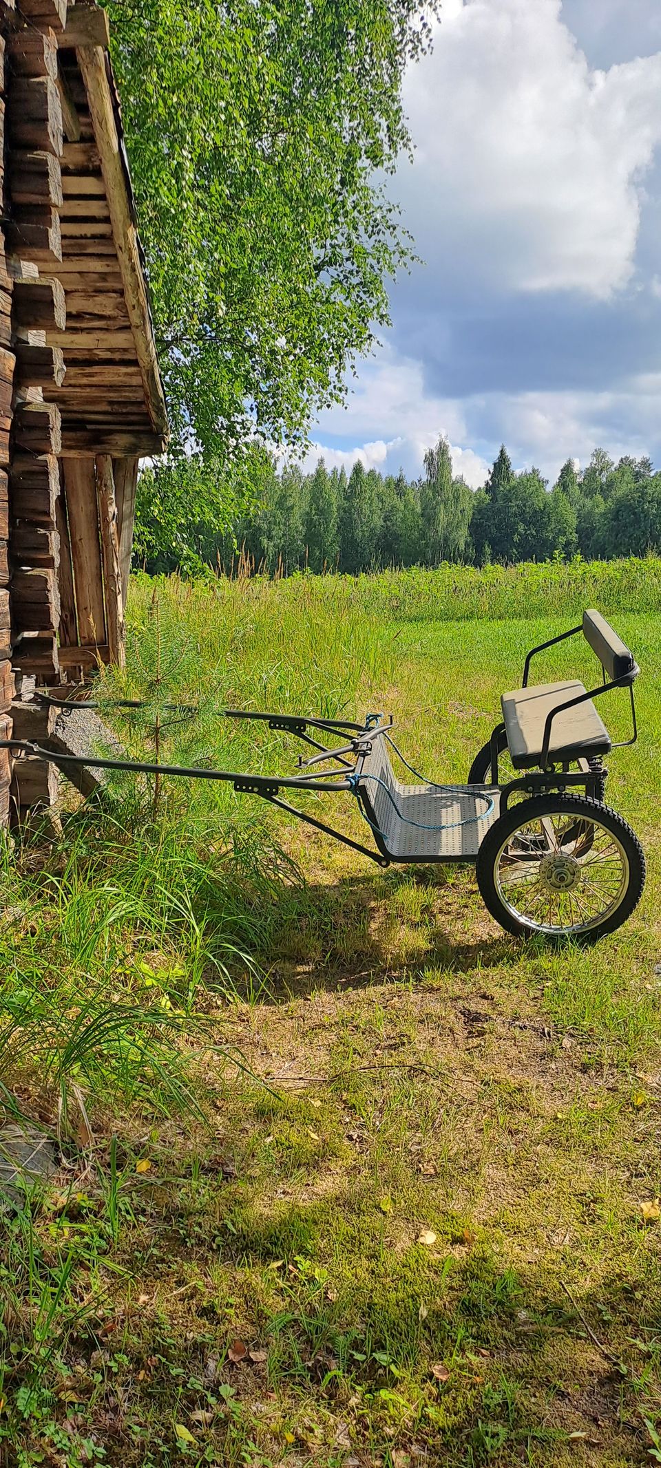 Ponille kärryt ja valjaat