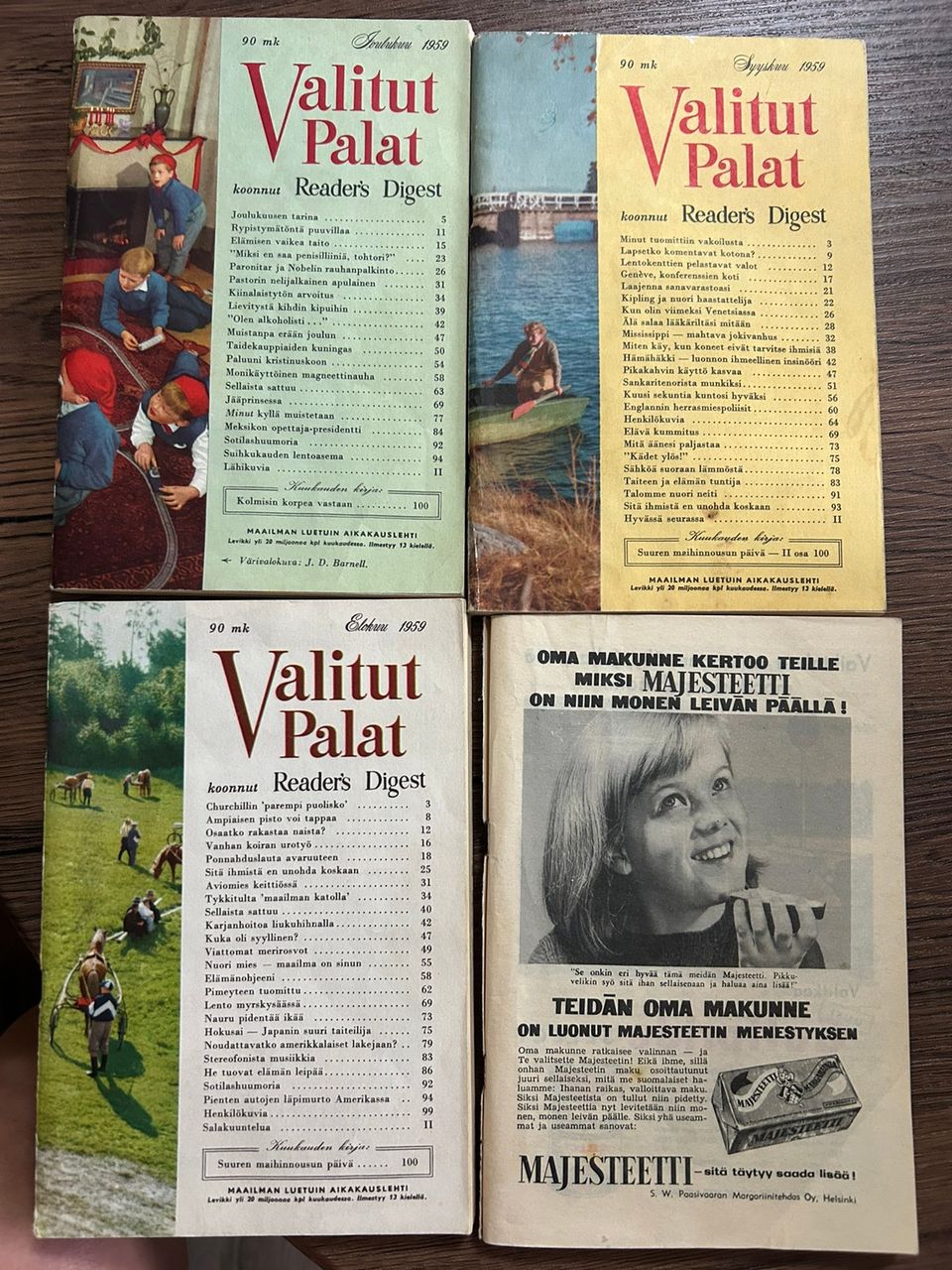 Valitut Palat lehti vuodelta 1959