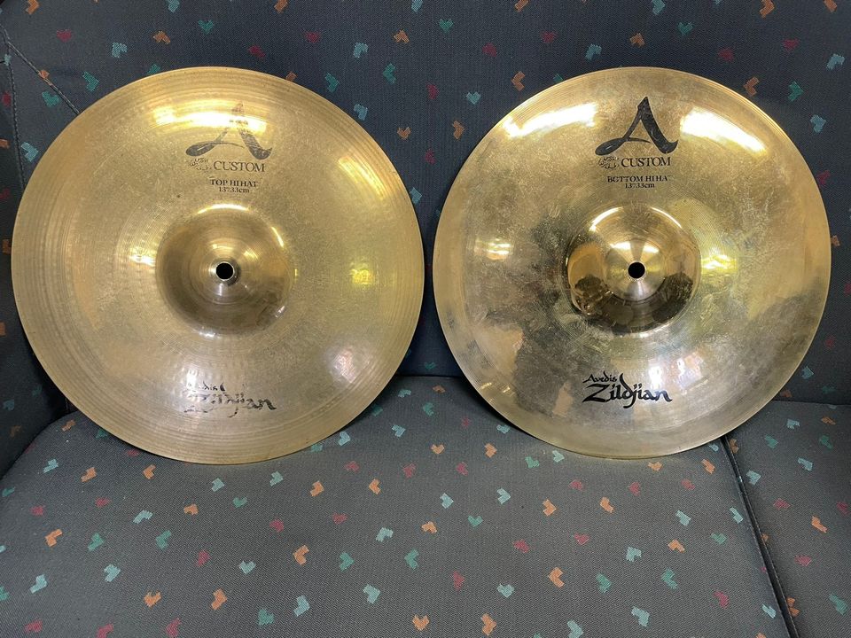 Zildjian A Custom 13” hi-hat