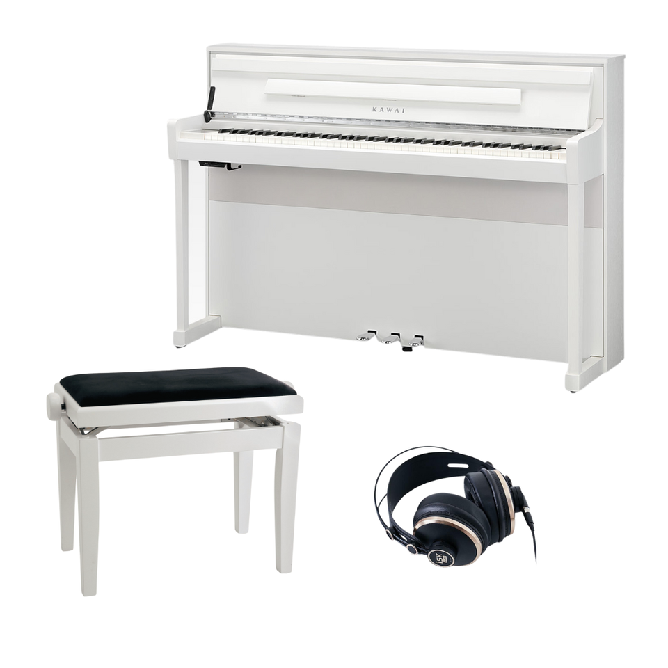 Kawai CA-901 W digitaalipiano + penkki ja kuulokkeet (uusi)