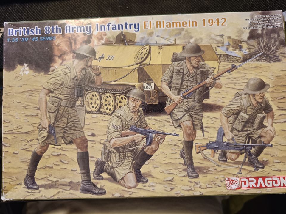 Dragon British 8th Army Infantry El Alamein 1942