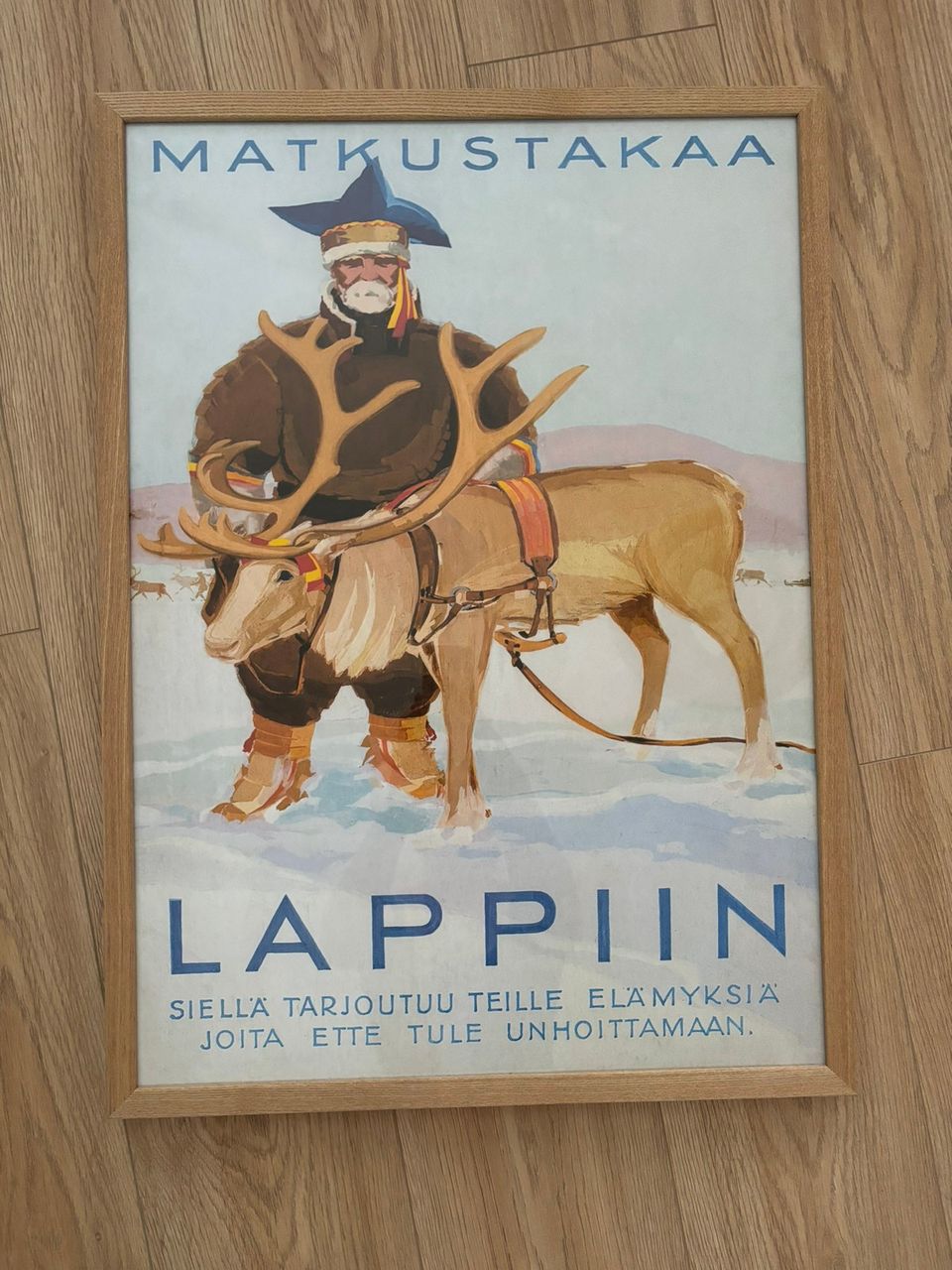 Matkustakaa Lappiin taulu