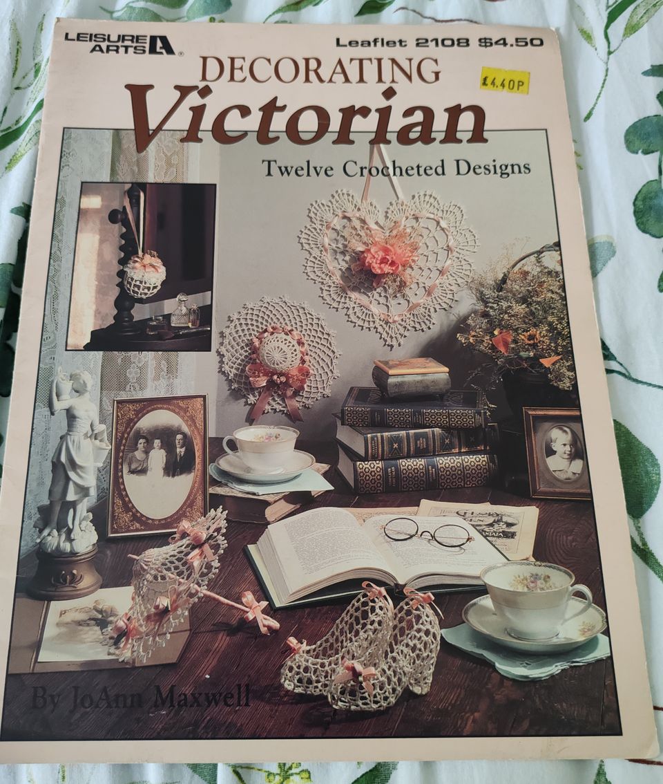 Victorian Decorating virkkausohjeita ohje lehti