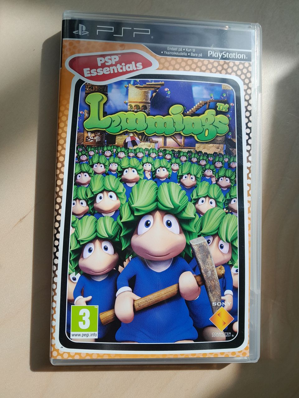 PSP peli Lemmings