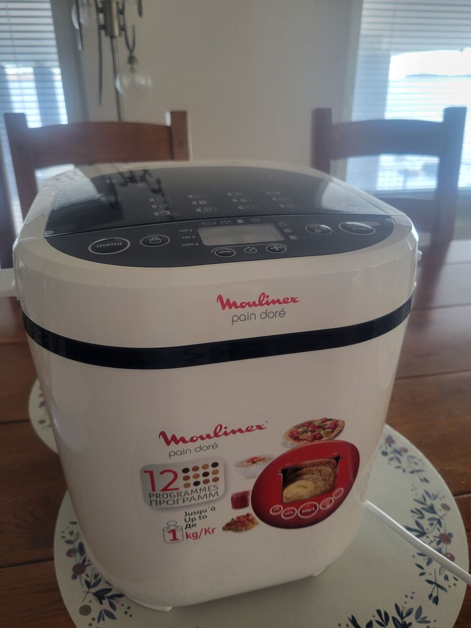 Moulinex automatic bread maker 12 programs