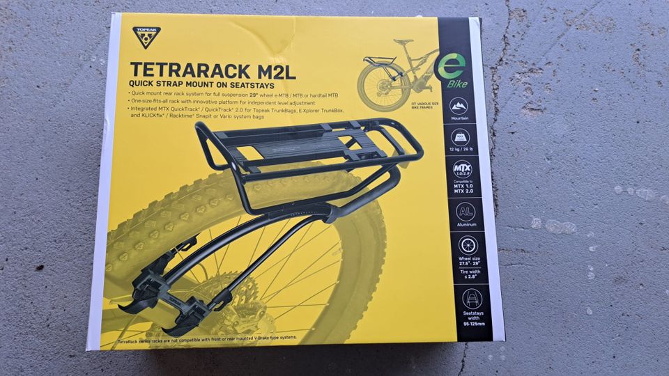 Topeak Tetrarack M2L Takatavarateline