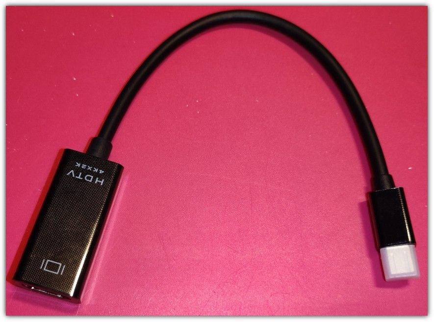 Mini Displayport - HDMI-kaapeliin 4K-sovitin