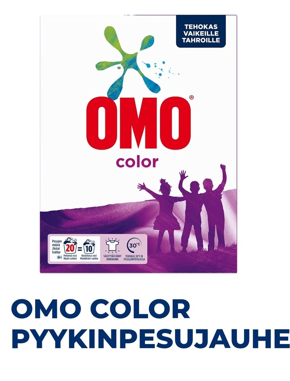 Omo Color pyykinpesuaine 3.72 kg, säästöpakkaus