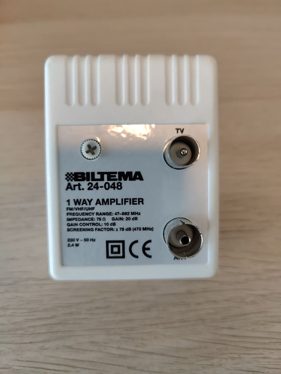 Biltema 1 way amplifier (antennivahvistin)