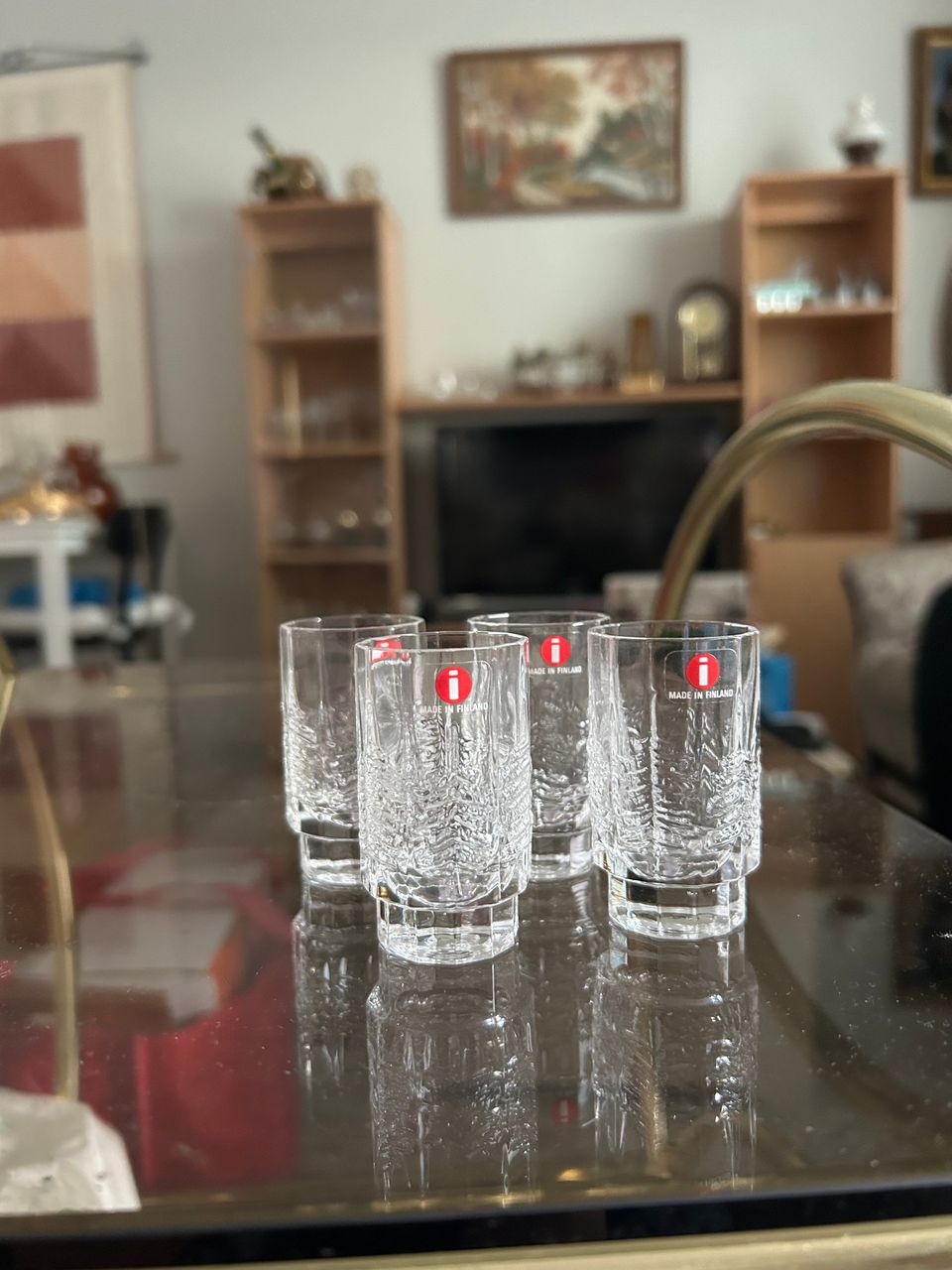 Iittala Kuusi Snapsilasit 4kpl