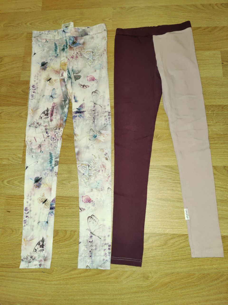 Kahdet Gugguu legginssit 128 cm