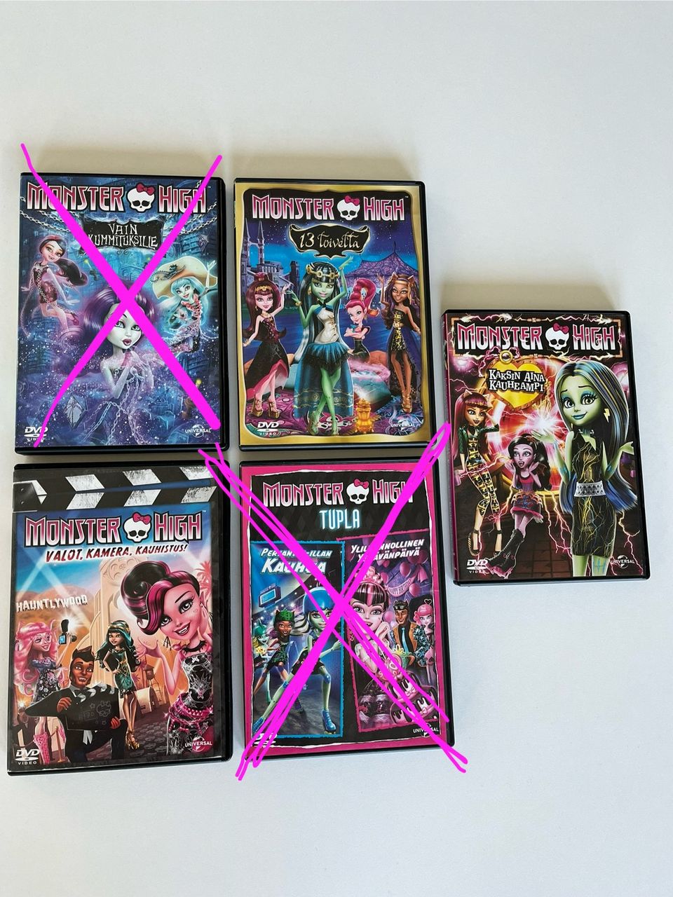 Monster High dvd / elokuvat