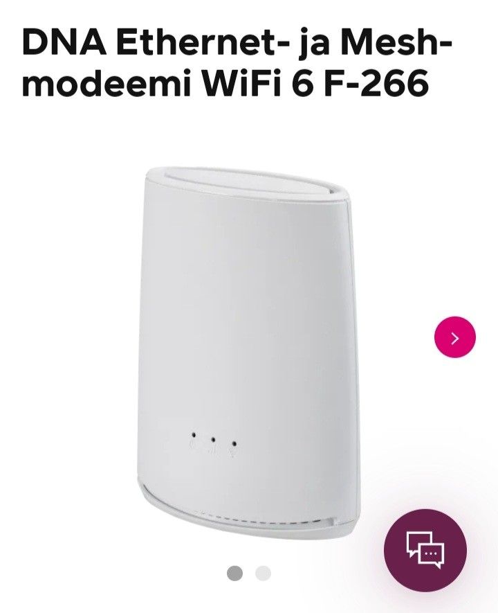 DNA Ethernet- ja Mesh-modeemi WiFi 6 F-266v2