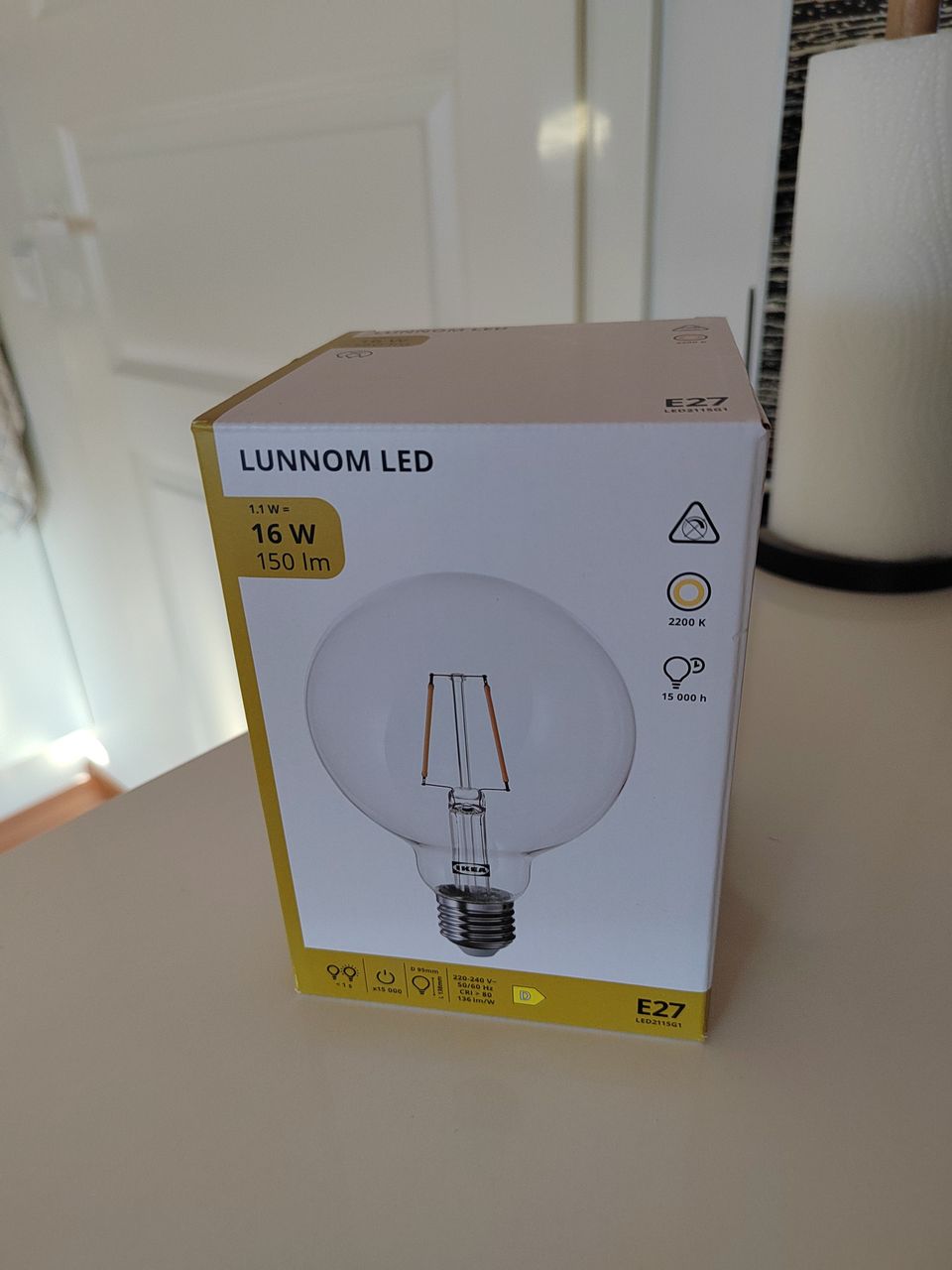 IKEA Lunnom led -lamppu