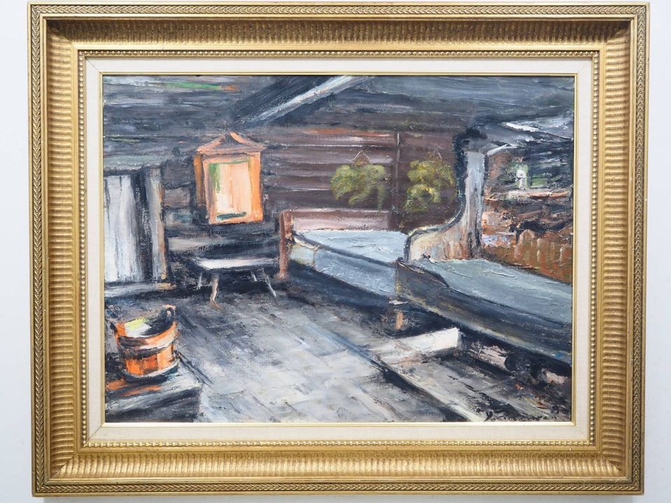 Yrjö Rissanen. öljyvärimaalaus, koko 82x102cm kehyksineen